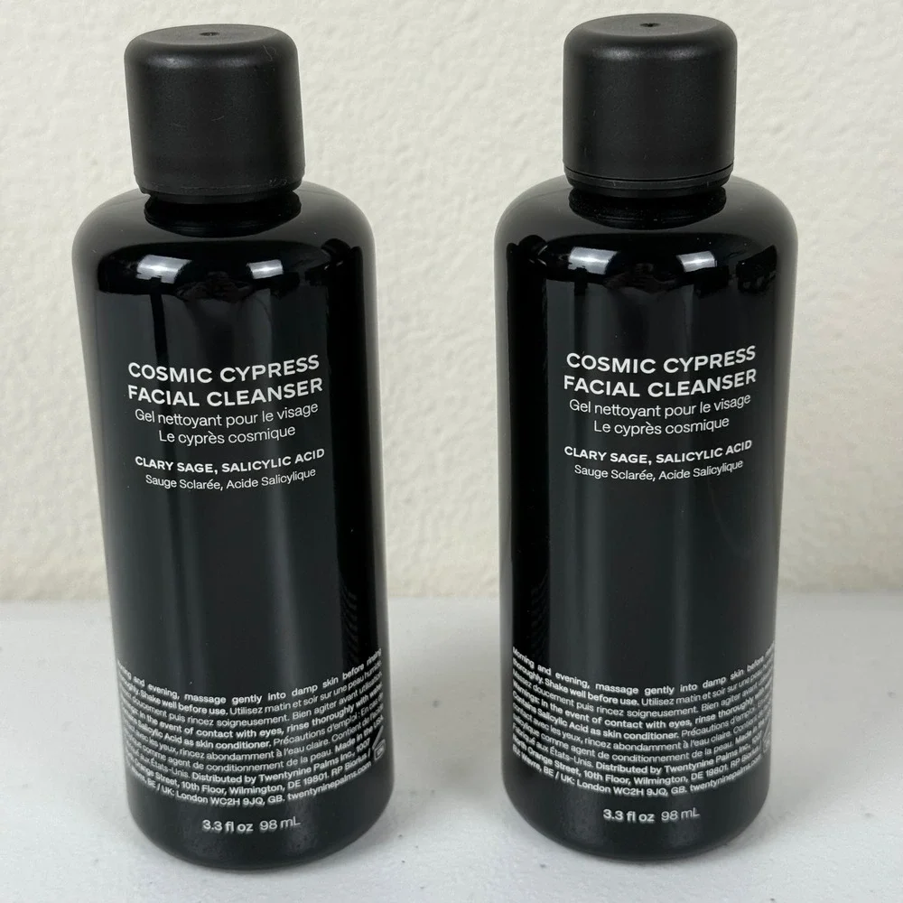 TWENTYNINE PALMS 29 Cosmic Cypress Facial‎ Cleanser LOT X2 Skincare Jared Leto